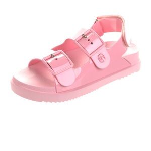 Double G Logo Rubber Gladiator Sandals w/ Tags